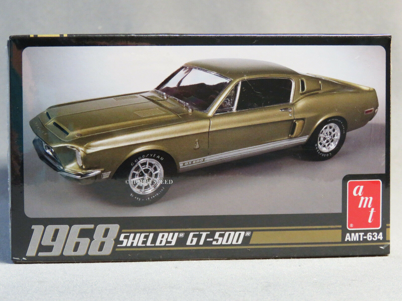 AMT 1968 SHELBY GT 500 MODEL CAR KIT 1/25 SCALE 634